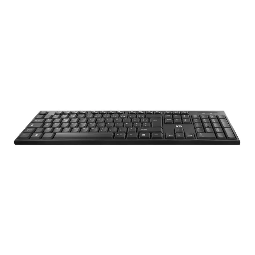 T'nB Classy - Clavier sans fil rechargeable - 2.4 GHz, Bluetooth - noir