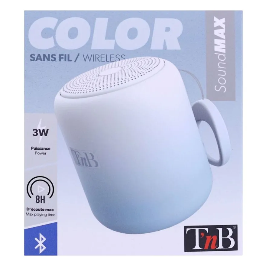 T'nB COLOR - enceinte sans fil Bluetooth - bleu
