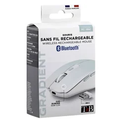 TNB Dual Connect Gradient - Souris sans fil - rechargeable - bleue