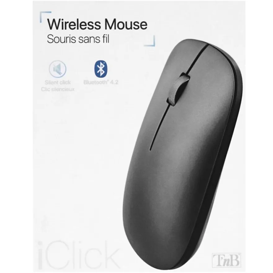 T'nB Dual Connect iClick - souris sans fil - gris