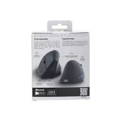 T'nB Ergo - Souris filaire verticale - ergonomique - noir