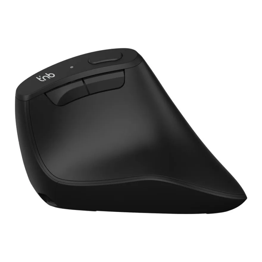 T'nB Ergo INFINITE - Souris verticale sans fil rechargeable - ergonomique - 7 boutons - noir