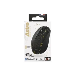 T'nB EXCLUSIV' ASTRO - Souris sans fil - rechargeable - 6 boutons - noir
