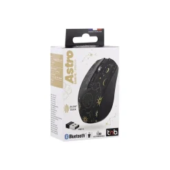 T'nB EXCLUSIV' ASTRO - Souris sans fil - rechargeable - 6 boutons - noir