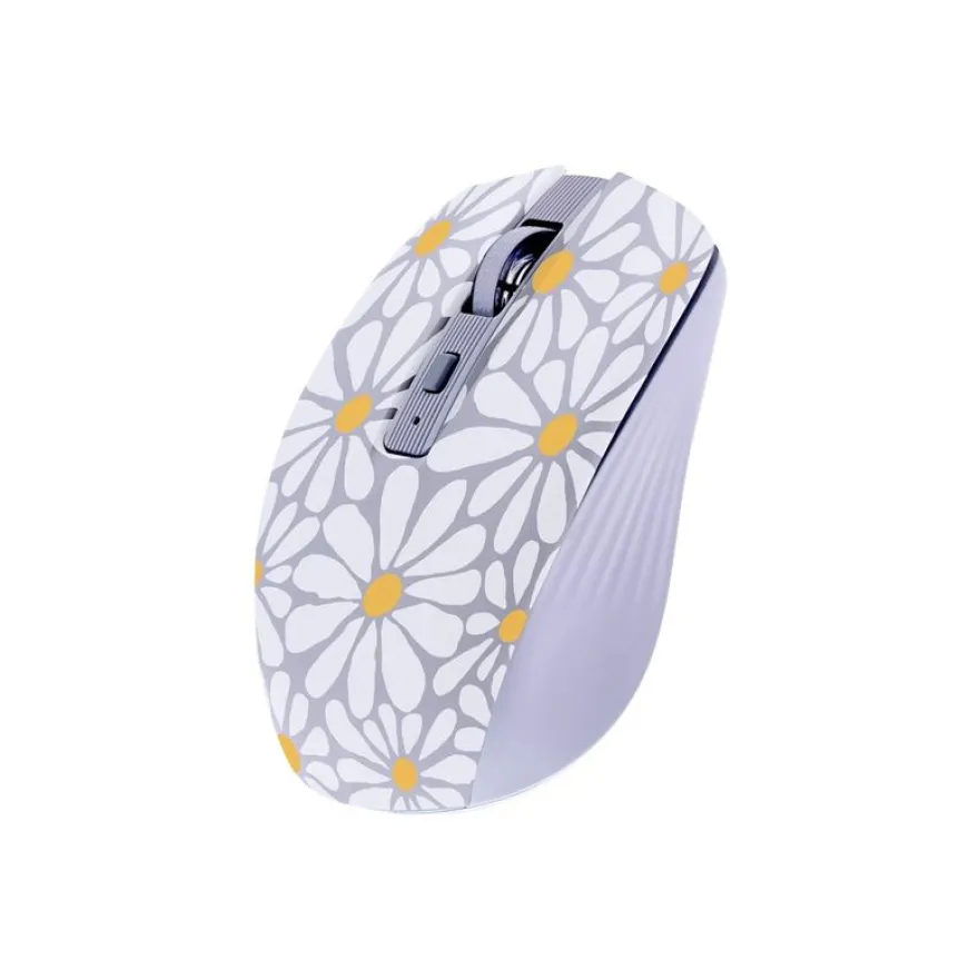 T'nB EXCLUSIV' Flower - Souris sans fil - rechargeable - 6 boutons - lavande