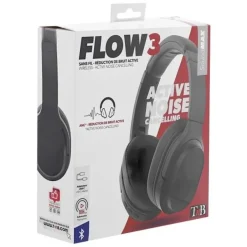 T'nB FLOW - casque sans fil avec micro - à réduction de bruit - noir