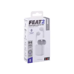 T'nB FRENCH TOUCH FEAT 2 - Kit main libre - écouteur sans fil bluetooth - blanc