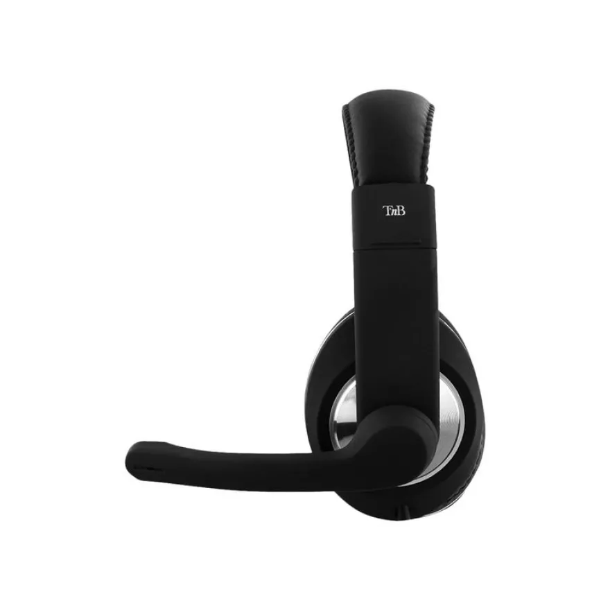 T'nB HS-500 - micro-casque filaire - Usb - noir