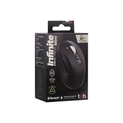 T'nB INFINITE MINI - Souris sans fil ergonomique - rechargeable - 7 boutons - noir