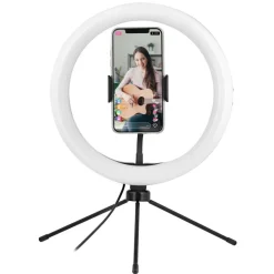 T'nB Influence - Eclairage Anneau LED 10" avec mini trépied pour Smartphone