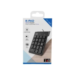 T'nB K-PAD - pavé numérique filaire - noir