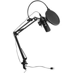 T'nB PACK STREAMER - Pack micro + filtre + bras articulé pour youtubers et stremer- noir