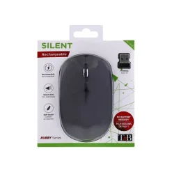 T'nB Rubby - souris sans fil rechargeable - gris anthracite