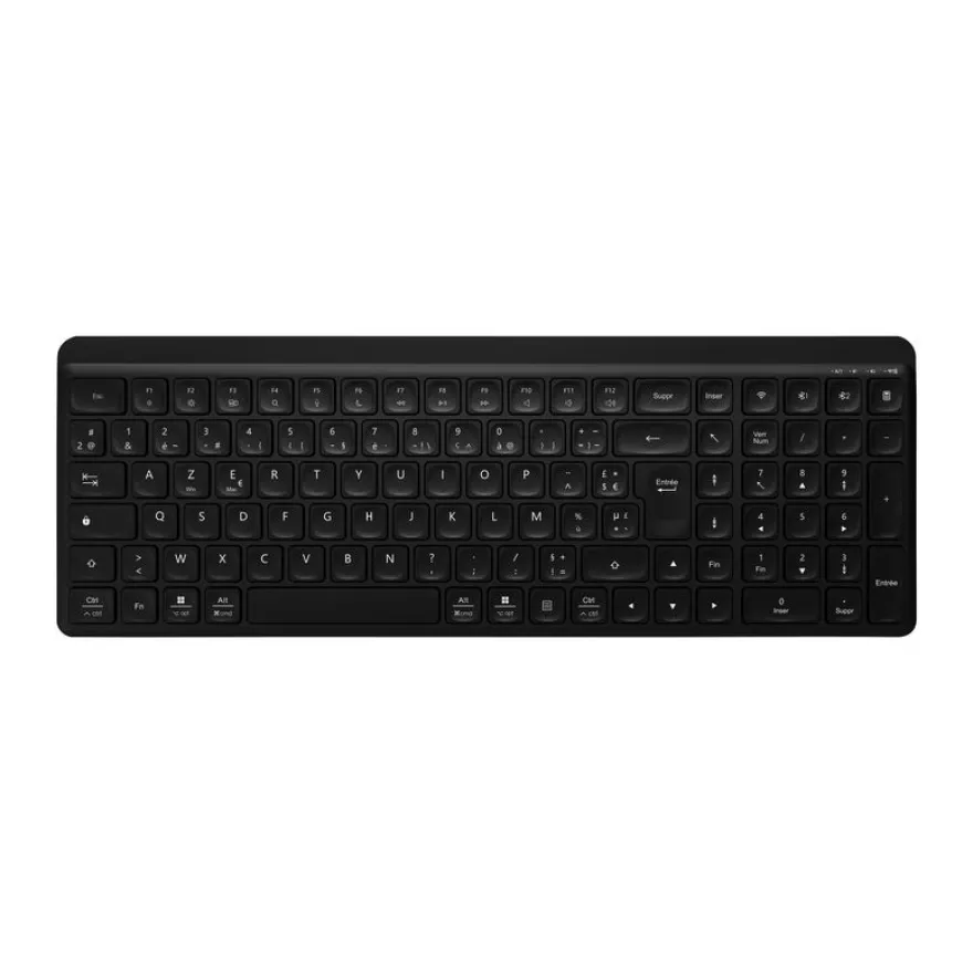 T'nB SILENT PRO - Clavier sans fil rechargeable - AZERTY - noir