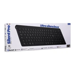 T'nB SILENT PRO - Clavier sans fil rechargeable - AZERTY - noir