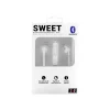 T'nB SWEET - Kit main libre - Ecouteurs filaire avec micro - intra-auriculaire - balnc
