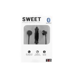 T'nB SWEET - Kit main libre - Ecouteurs filaire avec micro - intra-auriculaire - noir