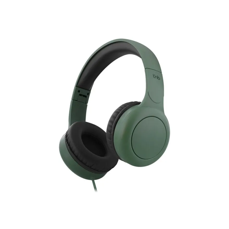 T'nB TONALITY - Casque filaire - USB-C - vert sauge, noir fumé