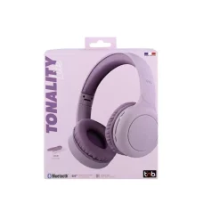 T'nB TONALITY CBTONESUPPK - Casque avec micro sans fil, filaire - jack 3,5mm - isolation acoustique - lilas