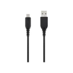 T'nB Xtrem work Pro - Câble USB 2.0 vers USB type-C - 1.5 m - noir/gris