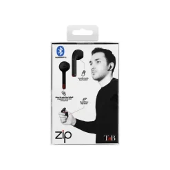 T'nB ZIP - Kit main libre - écouteur sans fil bluetooth - noir