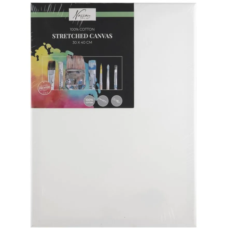 Toiles 30x40cm 100% coton