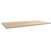 Top de finition pour armoire à rideaux RIDOCLASS - plateau 25mm chêne clair