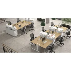 Top surmeuble SUNDAY - pour rangement L80 cm - Blanc/gris