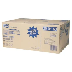 Tork Advanced H3 - Essuie-mains double épaisseur - pliage en V - 250 feuilles - pack de 15