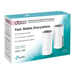 TP-Link Deco E4 - Solution WiFi Mesh AC 1200 Mbps + 2 ports Fast Ethernet