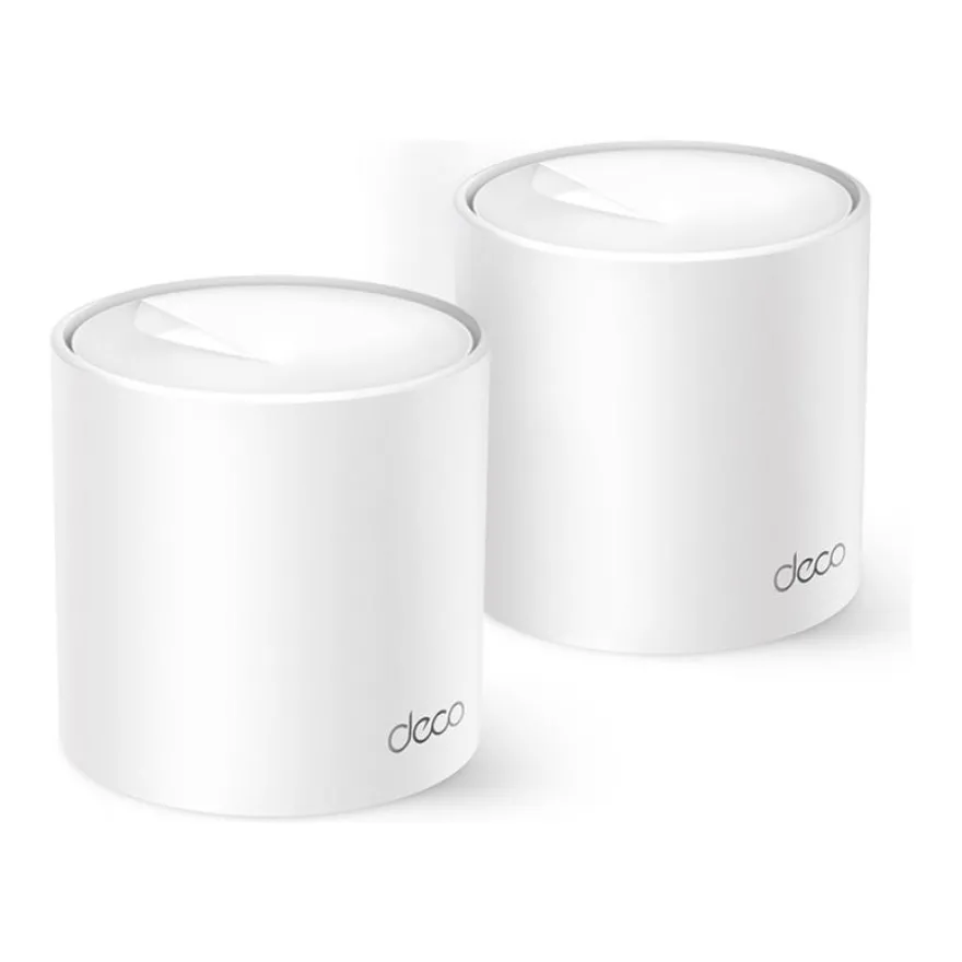 TP-Link Deco X10 V1 - 2 Routeur WiFi Mesh - débits WiFi 6 jusqu'à 1 500 Mbps