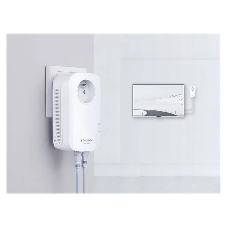 TP-Link Powerline AV2000 - pont - Branchement mural