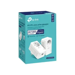 TP-Link TL-PA7017P KIT - haut débit CPL avec prise gigogne