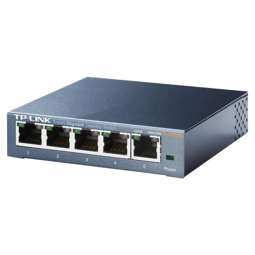 TP-Link TL-SG105 - Switch de bureau 5 ports Gigabit - Boîtier métal