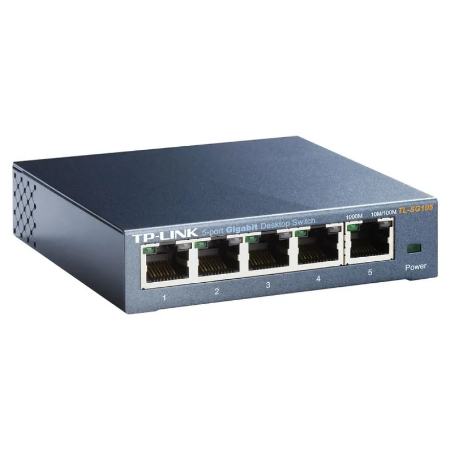 TP-Link TL-SG105 - Switch de bureau 5 ports Gigabit - Boîtier métal
