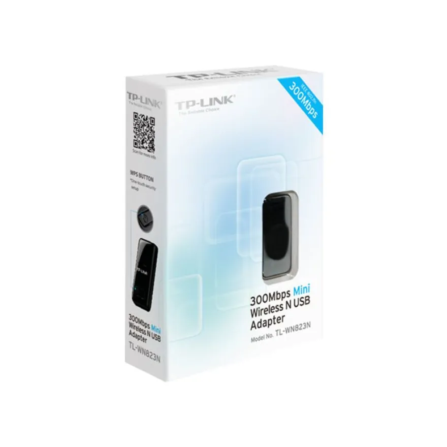 TP-Link TL-WN823N - Mini adaptateur USB WiFi N 300 Mbps - clé wifi