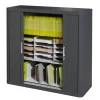 Trieur pour classeurs et documents - 10 séparateurs amovibles - L 85 cm - gris
