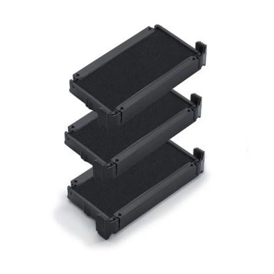 Trodat - 3 Encriers 6/4910 recharges pour tampon Printy 4810/4910 - noir