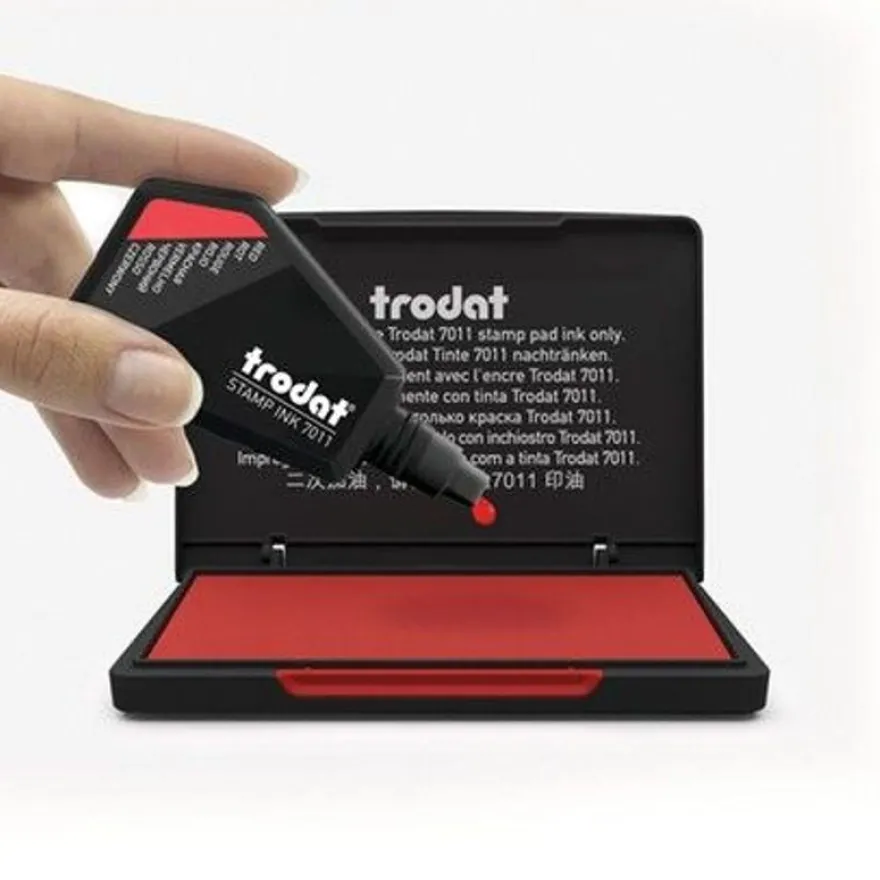 Trodat - Encre pour tampon - rouge - 28 ml