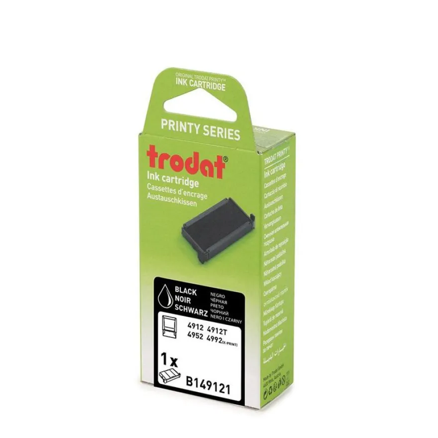 Trodat - Encrier 6/4912 recharge pour tampon Printy 4912/4953 - noir