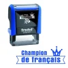 Trodat - Tampon prêt à l'emploi "Champion de français"