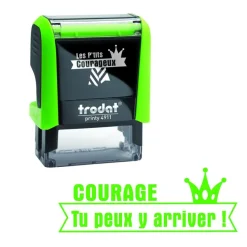 Trodat - Tampon prêt à l'emploi "Courage Tu peux y arriver"