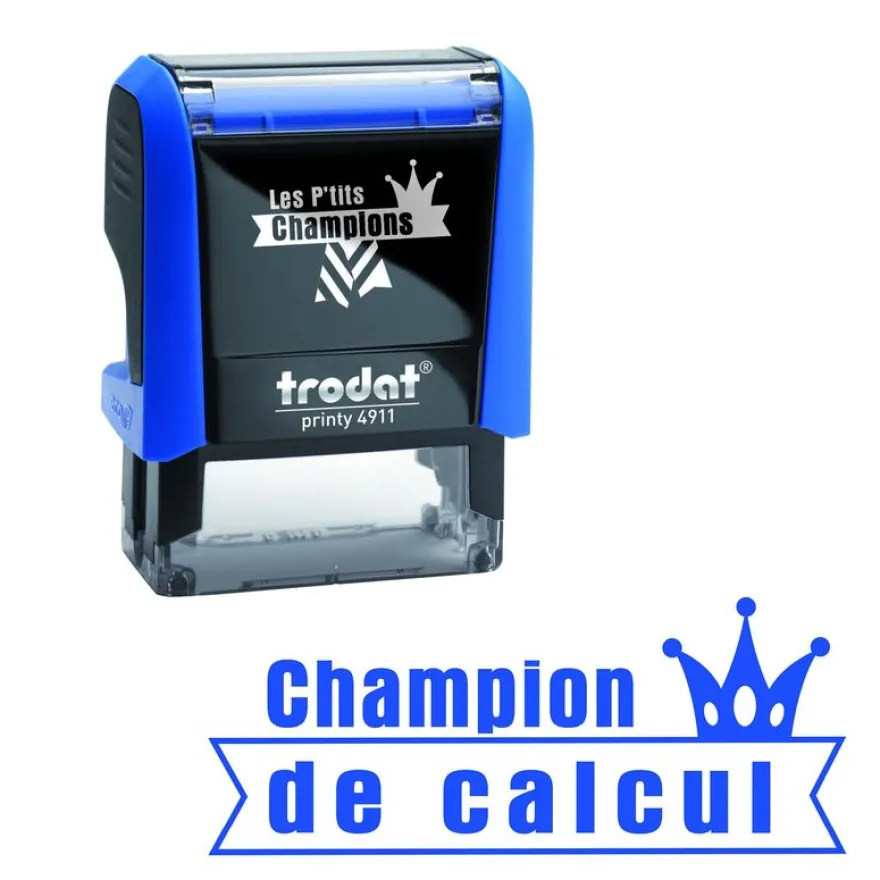 Trodat - Tampon prêt à l'emploi "Champion de calcul"