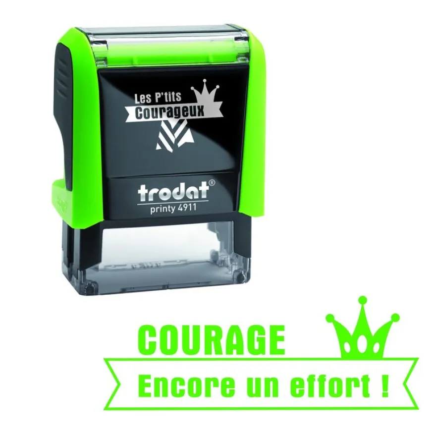 Trodat - Tampon prêt à l'emploi "Courage Encore un effort"