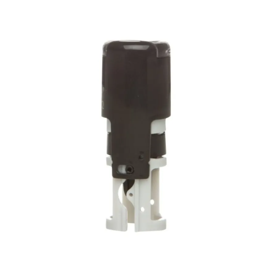 Trodat Printy 4612 - Tampon rond personnalisable avec logo ou initiales sur 1 ou 2 lignes - zone d'impression diamètre 12 mm