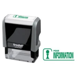 Trodat Xprint - Tampon formule "Information" - vert