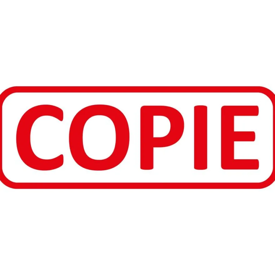 Trodat Xprint - Tampon formule "Copie" - rouge