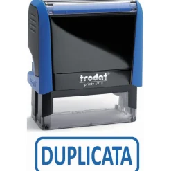 Trodat Xprint - Tampon formule "Duplicata" - bleu