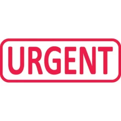 Trodat Xprint - Tampon formule "Urgent" - rouge