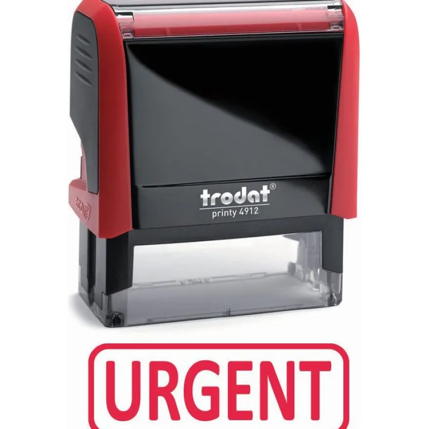 Trodat Xprint - Tampon formule "Urgent" - rouge